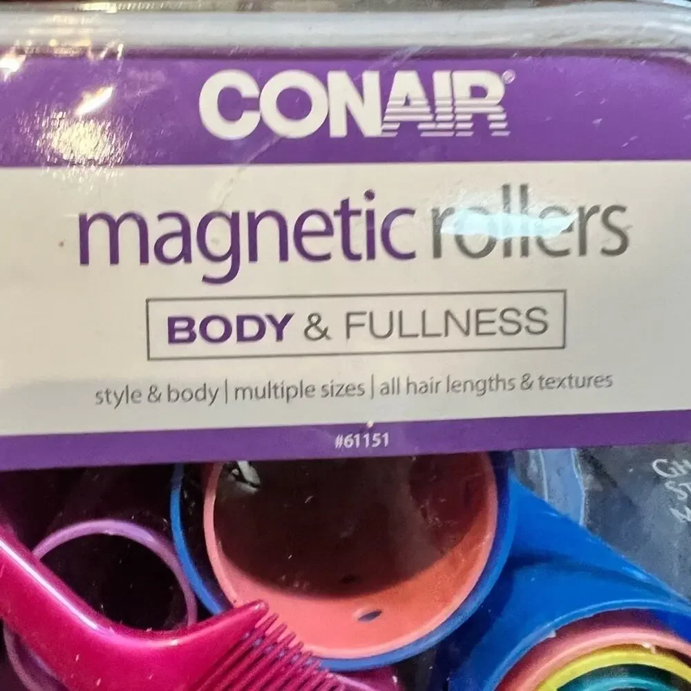 Conair Body & Long-Lasting Curls Magnetic Hair Rollers - 50 Count NWT